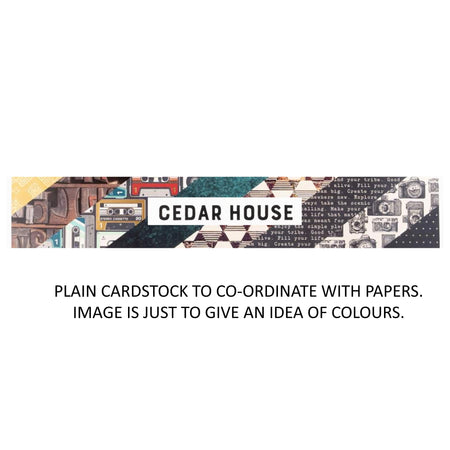 American Crafts Cedar House - Bazzill Plain Matchmaker Pack