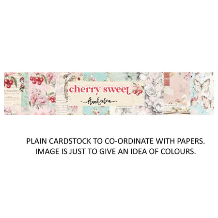 Prima Cherry Sweet - Bazzill Plain Matchmaker Pack