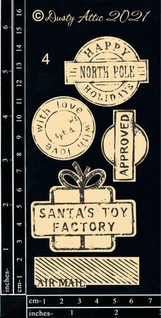 Dusty Attic - Christmas Postmarks #4