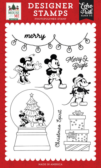 Echo Park Mouse And Me Christmas - Christmas Spirit Stamps