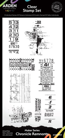 Arden Creative Studio Garden Chronicles - Chronicle Remnants Stamp Set