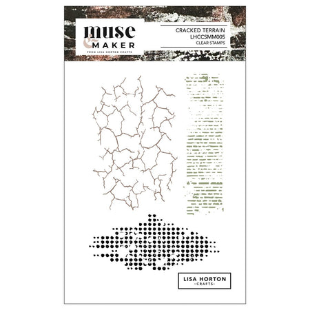Lisa Horton Crafts Muse & Maker Clear Stamps - Cracked Terrain