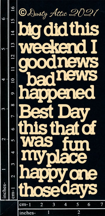 Dusty Attic - Daily Words