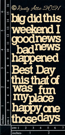 Dusty Attic - Daily Words