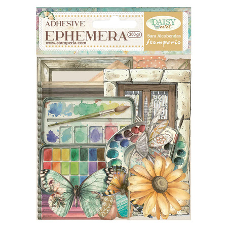 Stamperia Daisy Art - Adhesive Paper Ephemera
