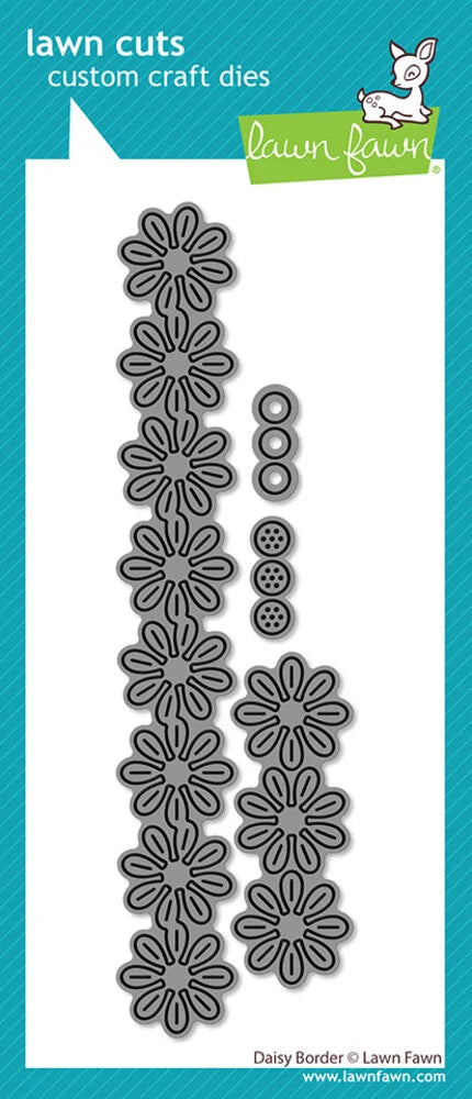 Lawn Fawn Craft Die - Daisy Border