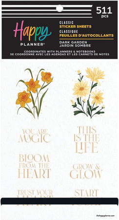 Me & My Big Ideas Happy Planner - Sticker Value Pack Dark Garden