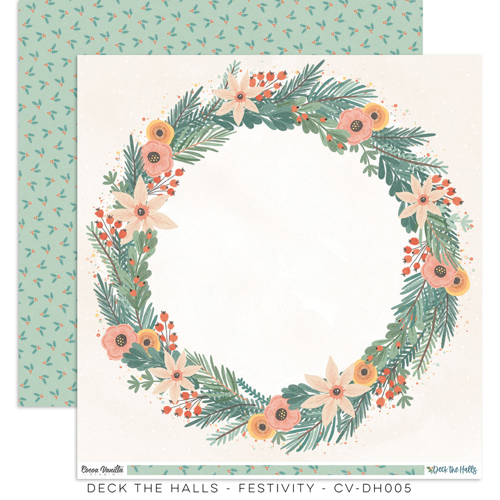 Cocoa Vanilla Studio Deck The Halls - Festivity