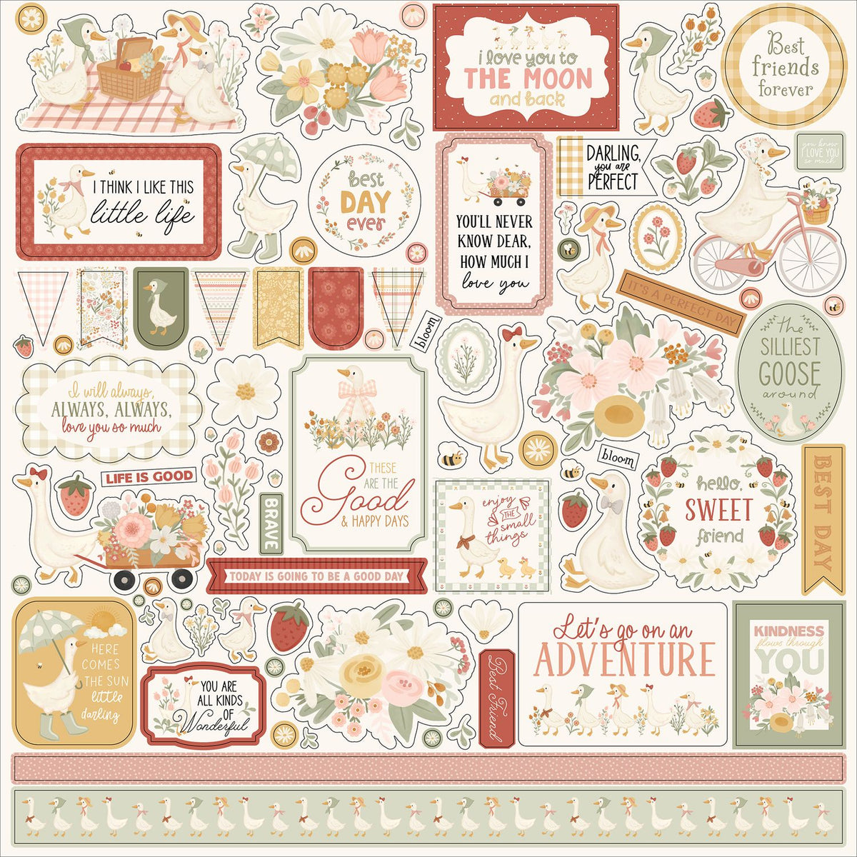 Carta Bella Silly Goose - Element Stickers — Papermaze