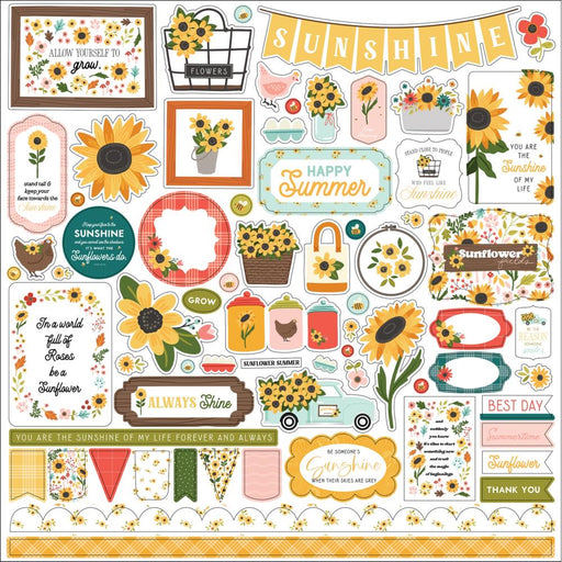 Carta Bella Sunflower Summer - Element Stickers