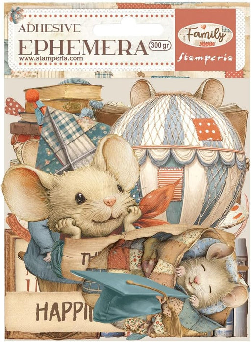 Stamperia Family - Adhesive Paper Ephemera