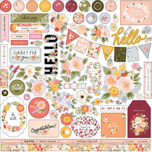 Carta Bella Flora No 5 - Element Stickers