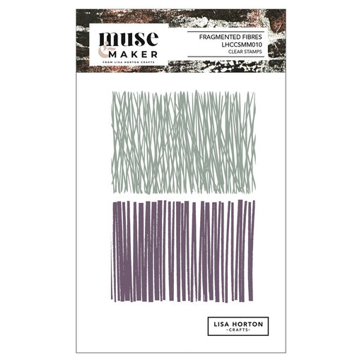 Lisa Horton Crafts Muse & Maker Clear Stamps - Fragmented Fibres