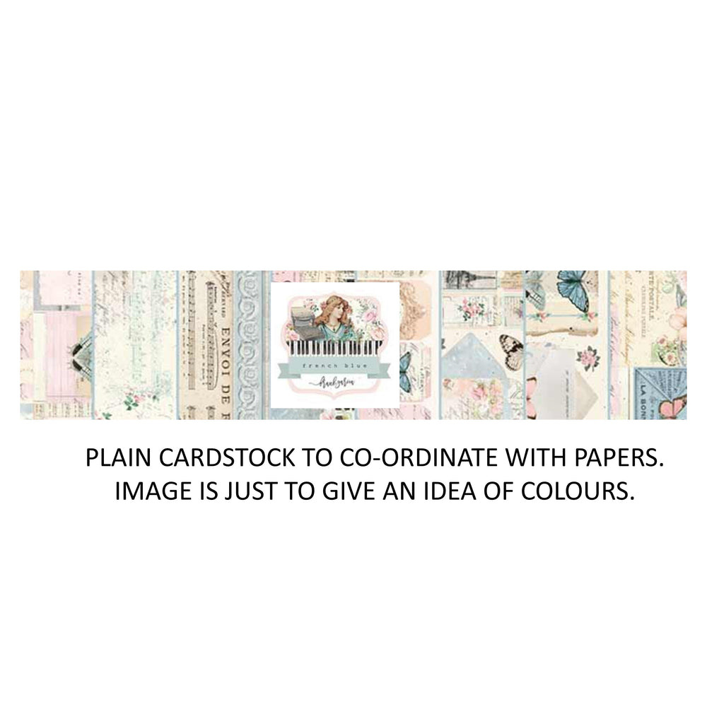 Prima French Blue - Bazzill Plain Matchmaker Pack