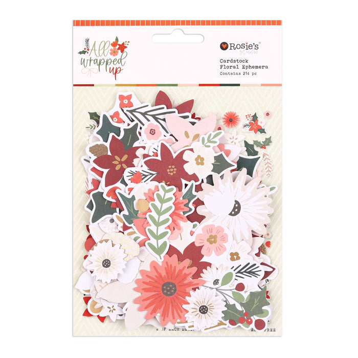Rosie's Studio All Wrapped Up - Diecut Floral Ephemera