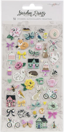 American Crafts Maggie Holmes Garden Party - Puffy Stickers