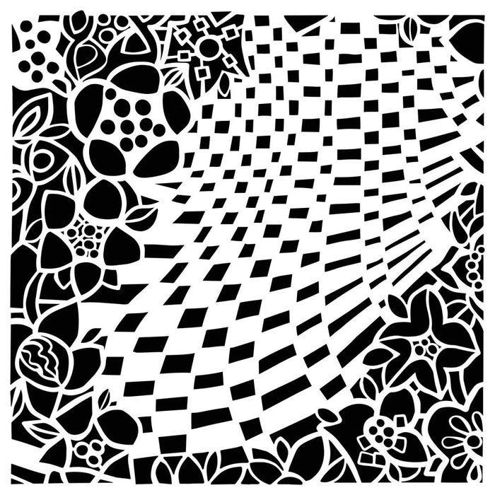 Crafter's Workshop 6x6 Template - Garden Path