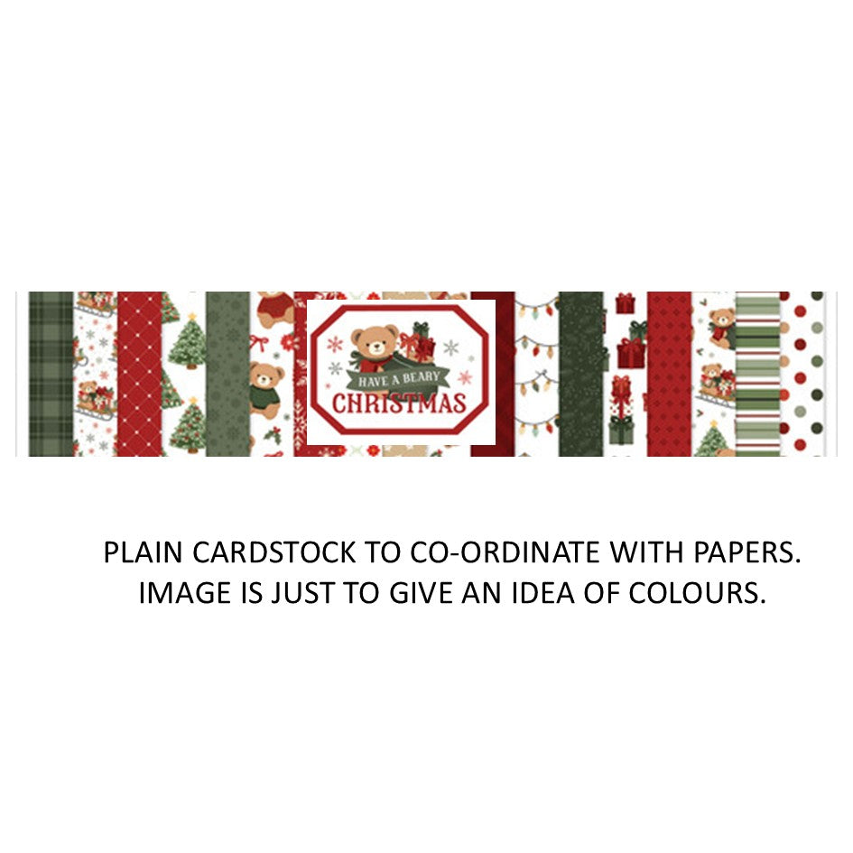 Carta Bella Have A Beary Christmas - Bazzill Matchmaker Pack