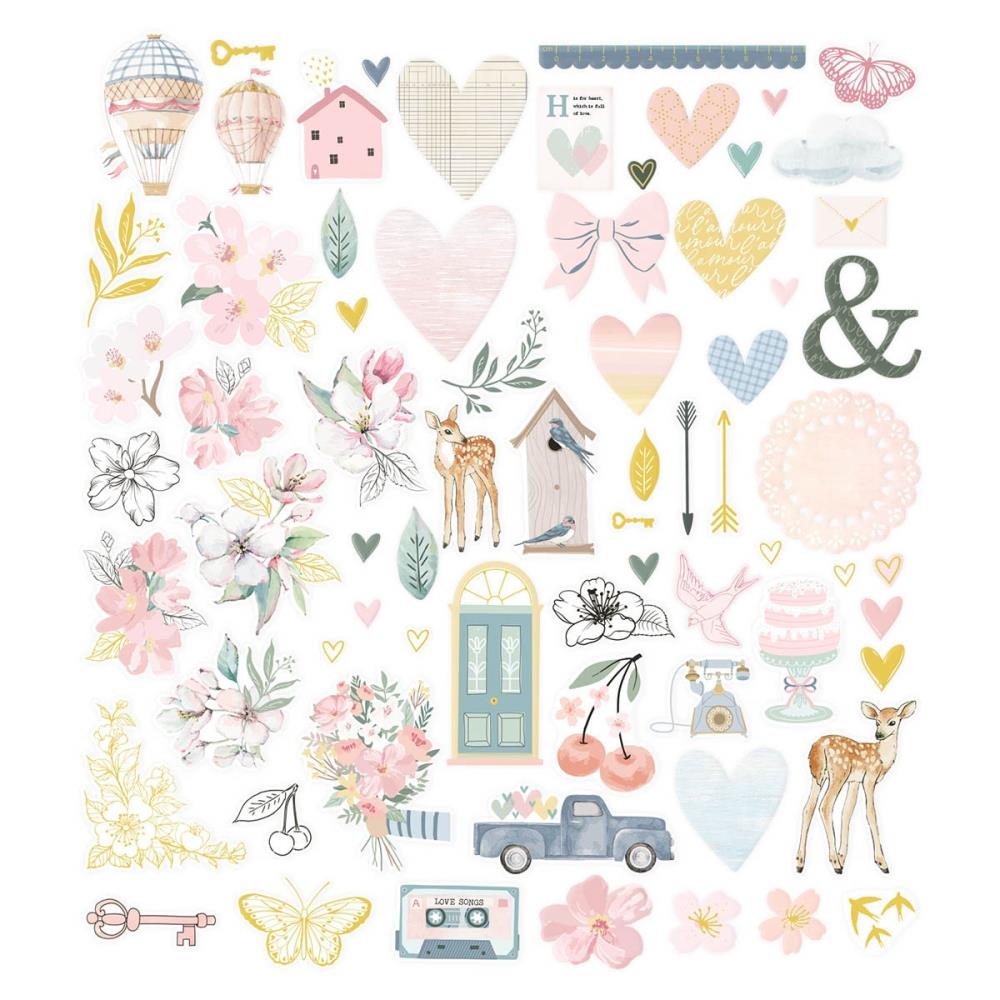 Rosie's Studio Heartfelt - Die Cut Ephemera