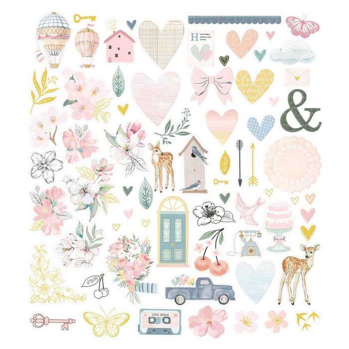 Rosie's Studio Heartfelt - Die Cut Ephemera