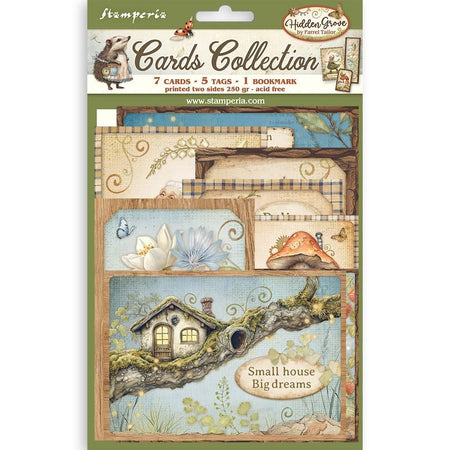 Stamperia Hidden Grove - Cards Collection