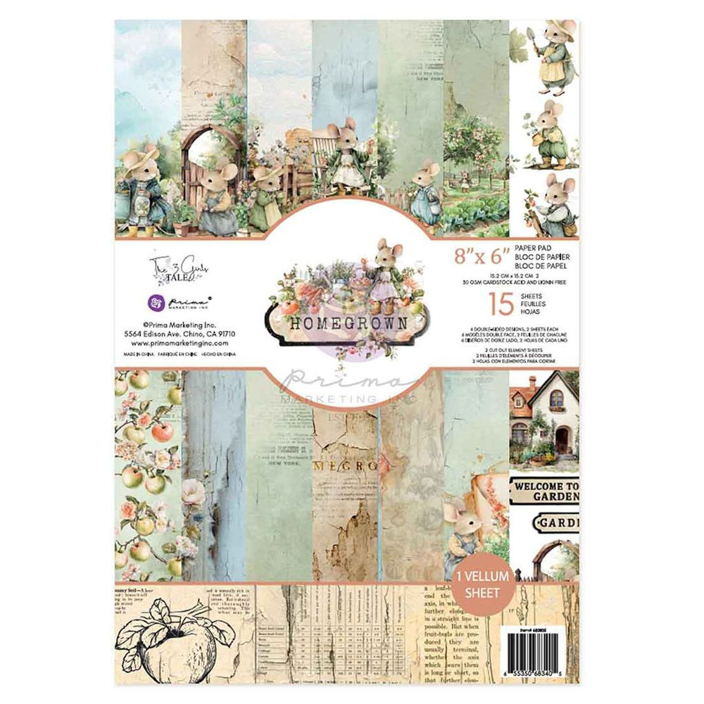 Prima Homegrown - 8x6 Paper Pad