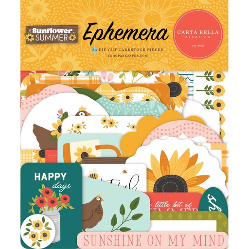 Carta Bella Sunflower Summer - Ephemera Icons