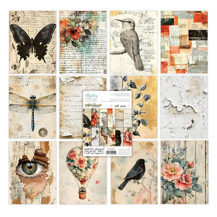 Mintay Papers Art Journal 6x8 Paper Pad - Ink Aura