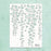 Mintay Papers 6x8 Stencil - Ivy