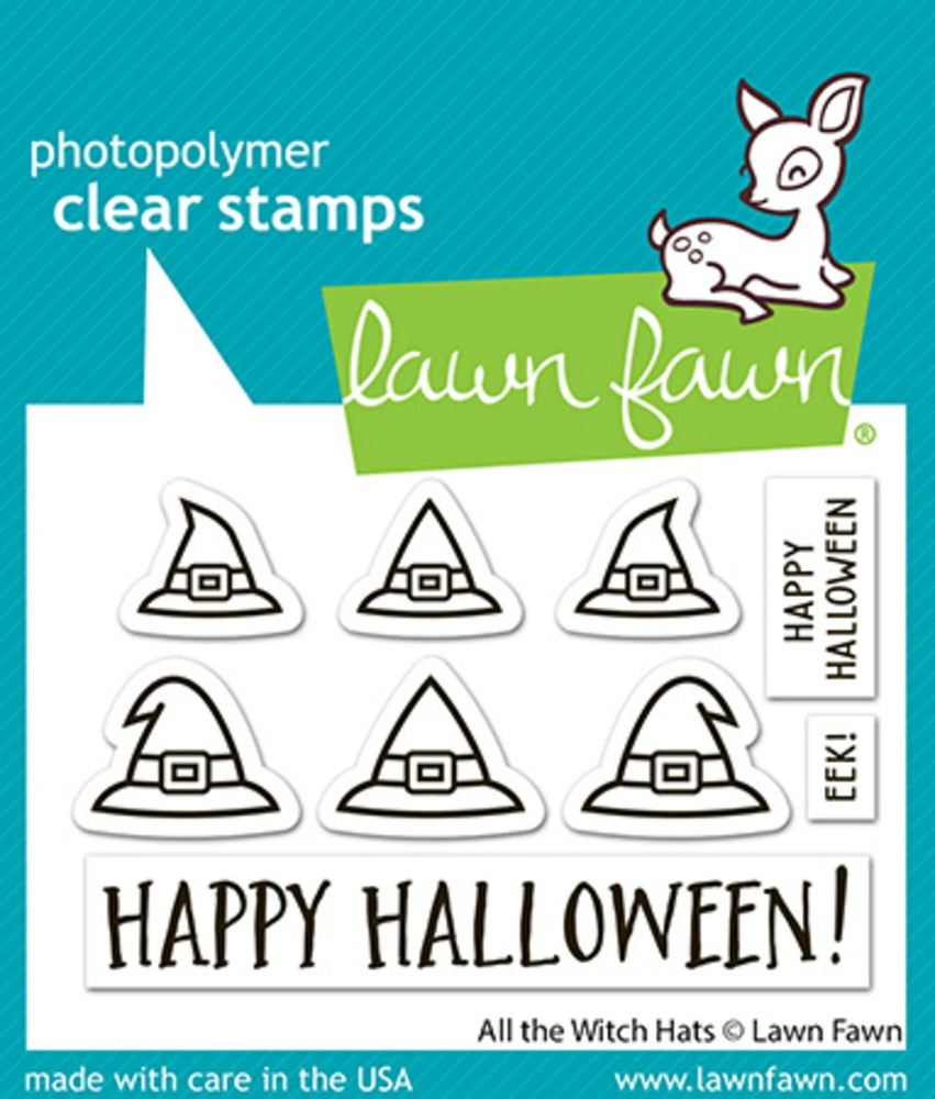 Lawn Fawn Clear Stamps - All The Witch Hats