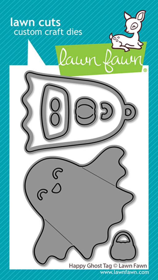 Lawn Fawn Craft Die - Happy Ghost Tag
