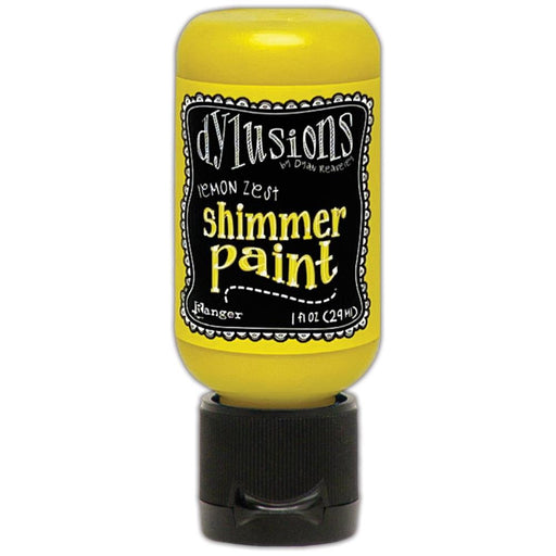 Dylusions 1oz Shimmer Paint - Lemon Zest