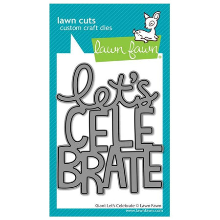 Lawn Fawn Craft Die - Let's Celebrate
