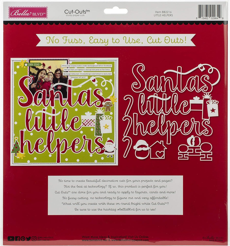 Bella Blvd Santa Squad - Little Helpers Cut-Outs