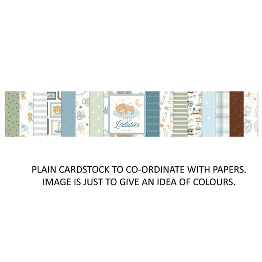 Carta Bella Little Lullabies Baby Boy - Bazzill Matchmaker Pack