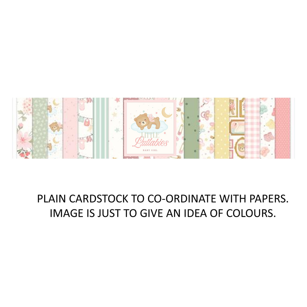 Carta Bella Little Lullabies Baby Girl - Bazzill Matchmaker Pack