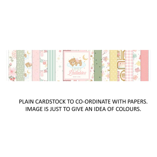 Carta Bella Little Lullabies Baby Girl - Bazzill Matchmaker Pack