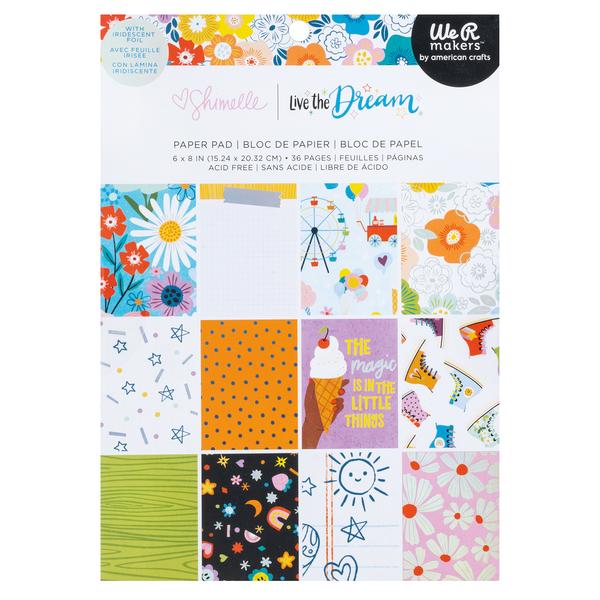 American Crafts Shimelle Live The Dream - 6x8 Paper Pad