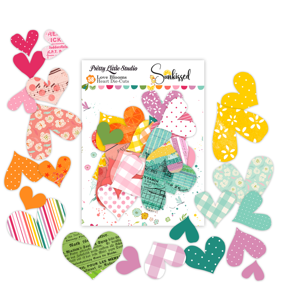 Pretty Little Studio Sunkissed - Love Blooms Die-Cuts
