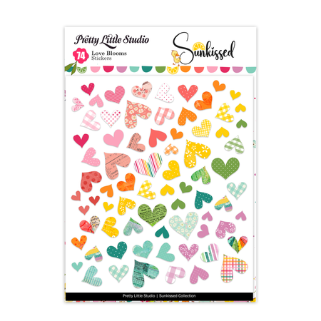 Pretty Little Studio Sunkissed - Love Blooms Stickers