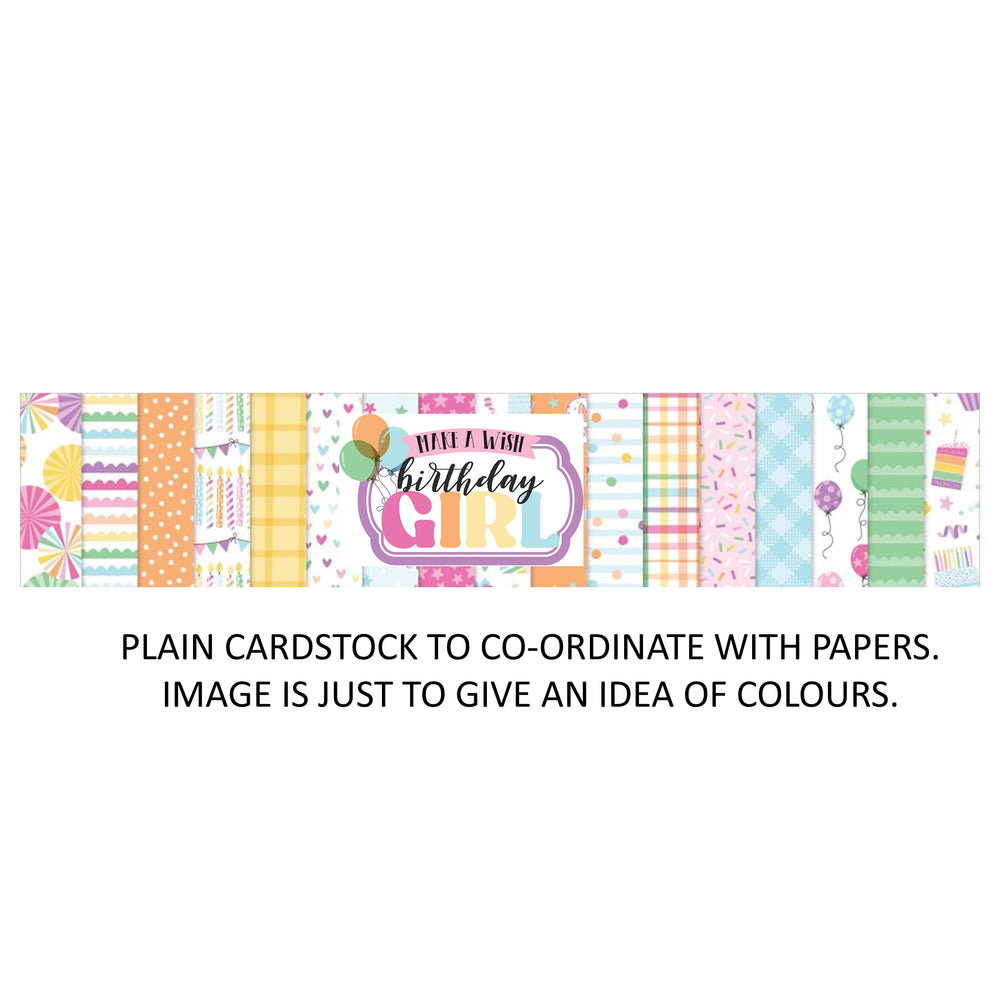 Echo Park Make A Wish Birthday Girl - Bazzill Matchmaker Pack