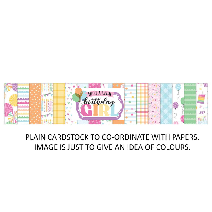 Echo Park Make A Wish Birthday Girl - Bazzill Matchmaker Pack