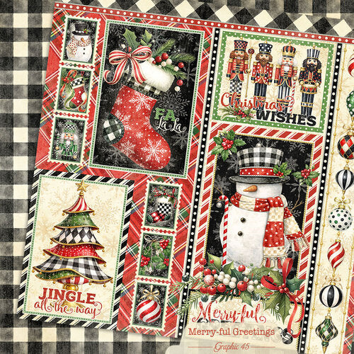 Graphic 45 Merry-Ful Greetings - Signature Cut Apart