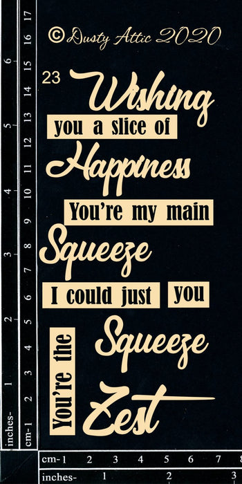 Dusty Attic - Mini Caption #23 Citrus