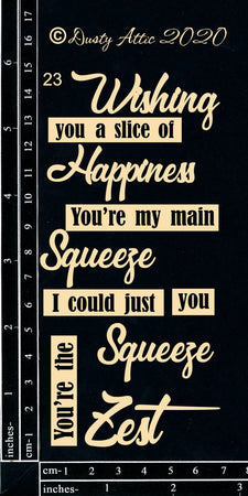 Dusty Attic - Mini Caption #23 Citrus