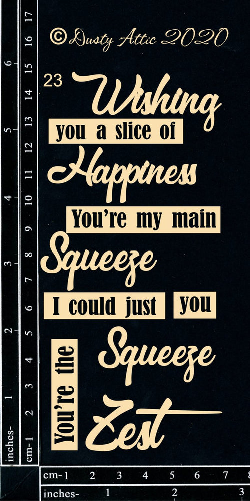 Dusty Attic - Mini Caption #23 Citrus