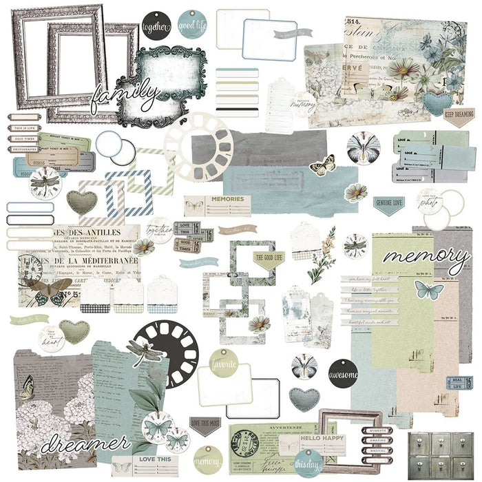 49 & Market Vintage Artistry Moonlit Garden - Ephemera Bits