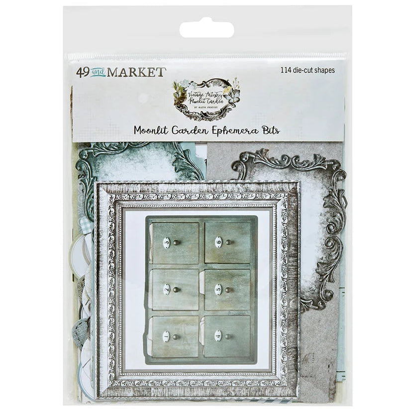 49 & Market Vintage Artistry Moonlit Garden - Ephemera Bits