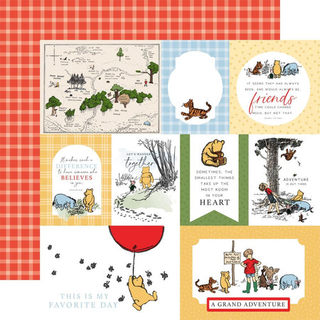 Echo Park Winnie The Pooh - Multi Journaling Cards