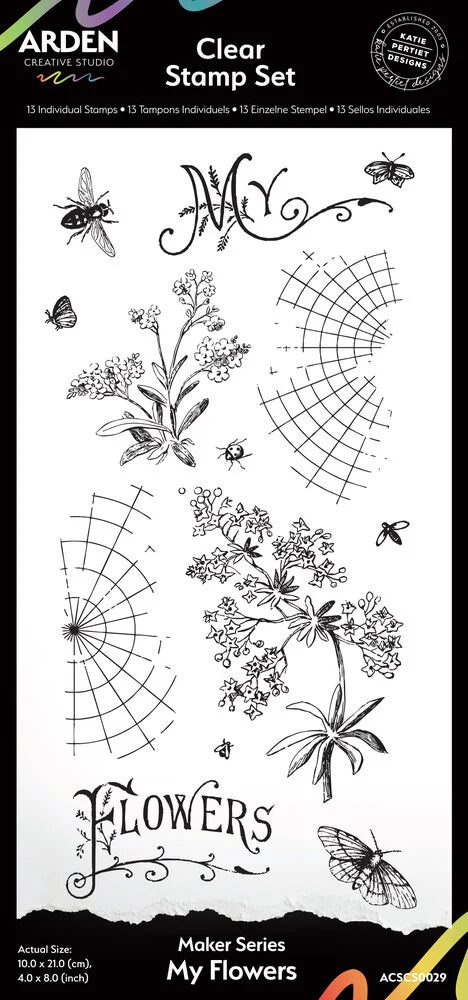 Arden Creative Studio Garden Chronicles - My Flowers Stamp Set